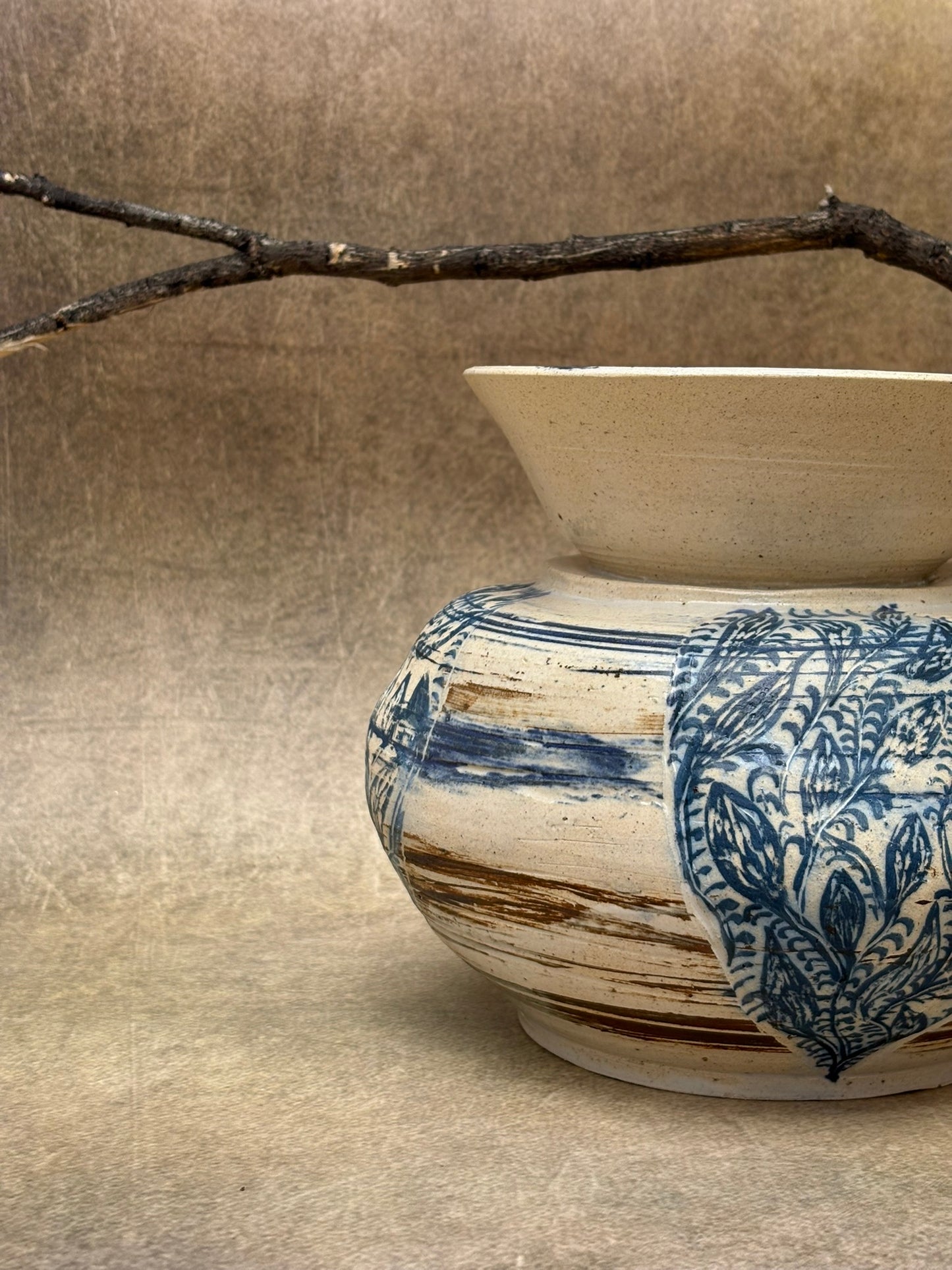 Indigo Grove Vase