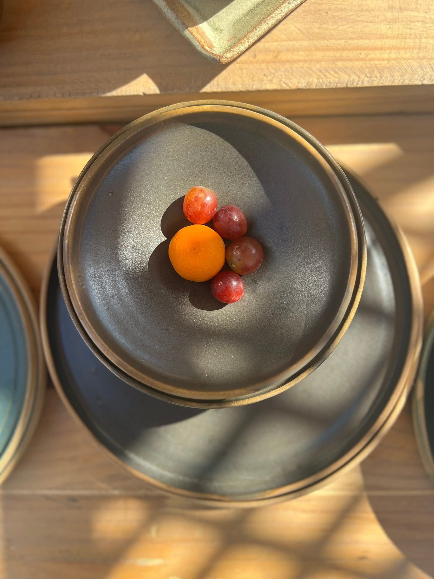 Olive plate set
