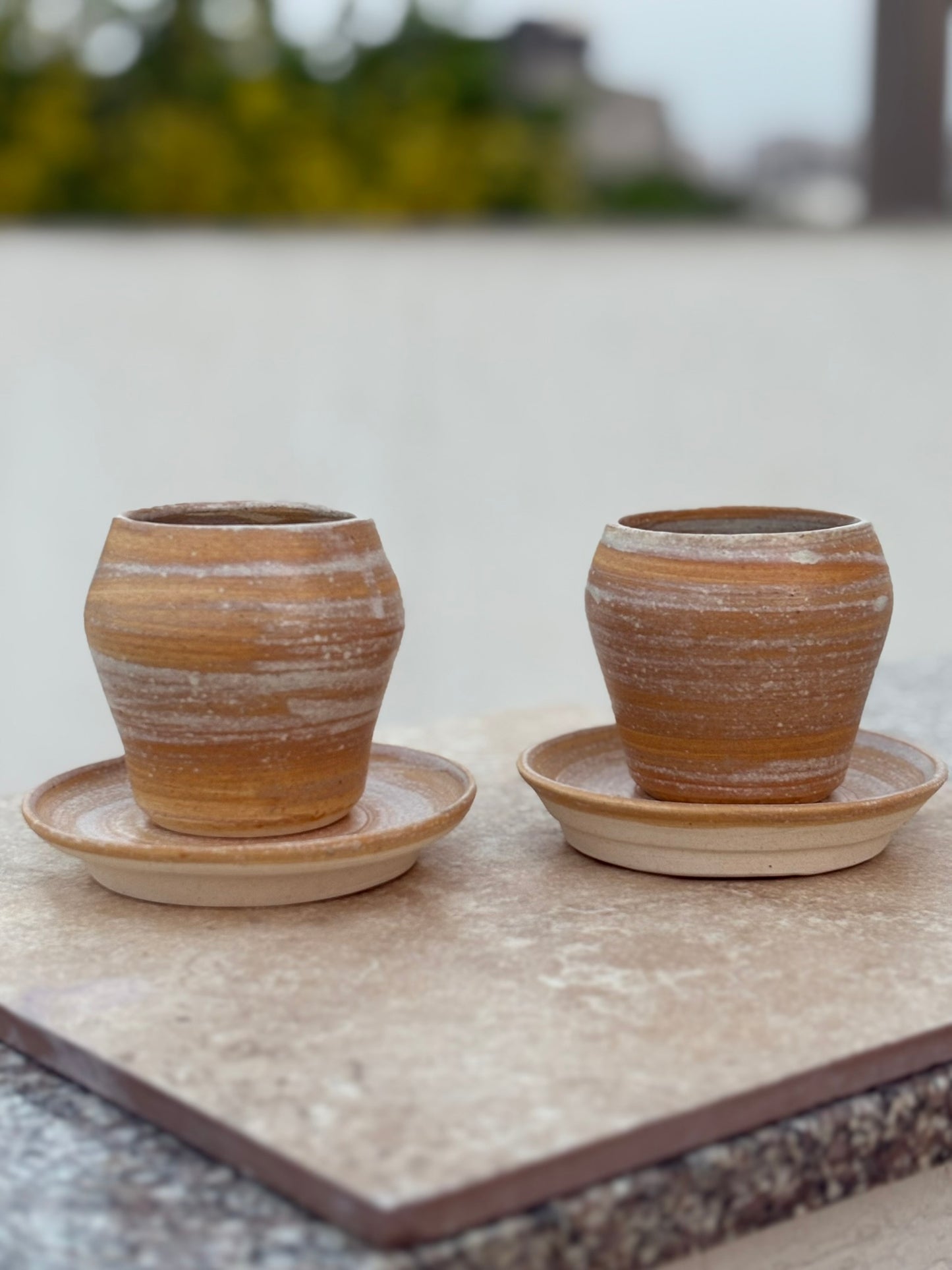Espresso cup with saucer