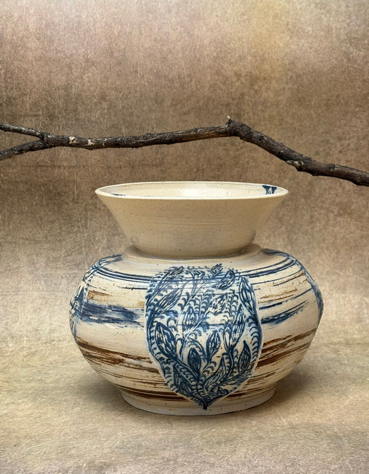 Indigo Grove Vase