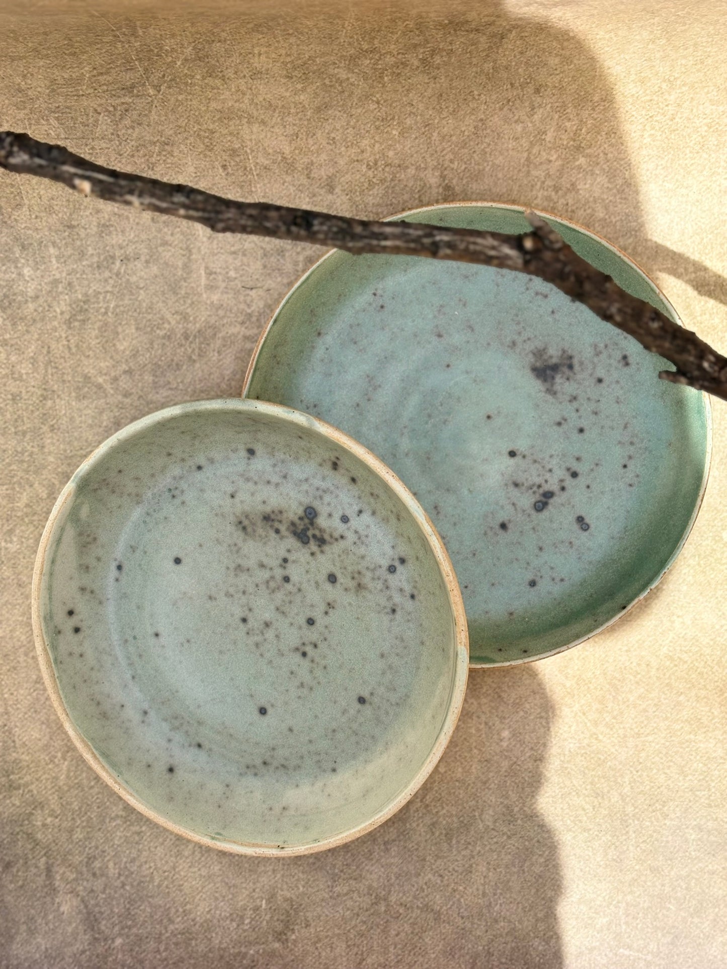 Stone Washed Sea Serving platters