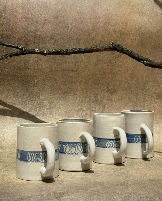 Lotus Blue Mugs