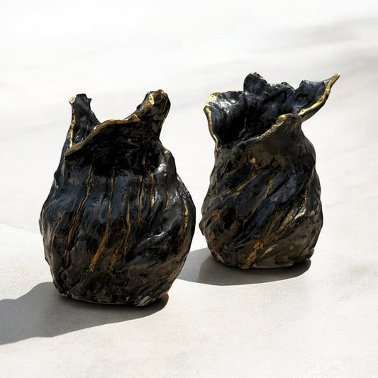Midnight Sheen vase