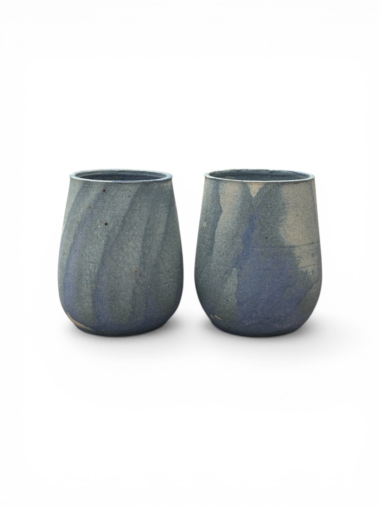 Rustic wave Vase - Set of 2